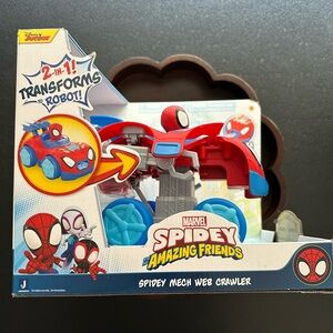 Marvel Spidey & His Amazing Friends ~ Spidey Mech Web Crawler 2 in 1 Transforms